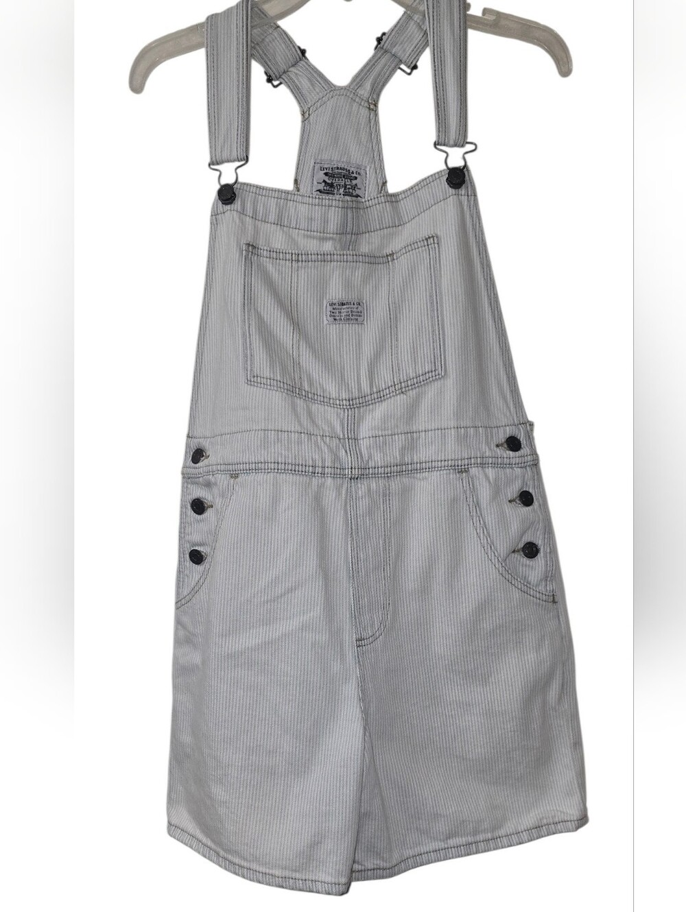 Levi's  Striped Denim Shortall Size M